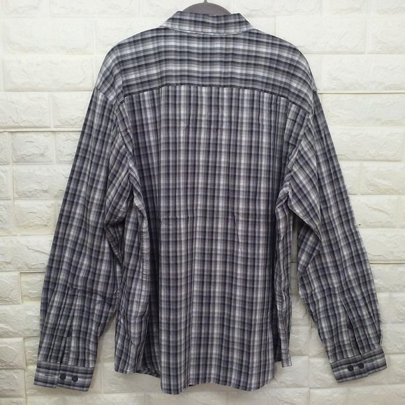 Lot of 2 - Columbia Checked Button-up Shirts XXL - Picture 8 of 12